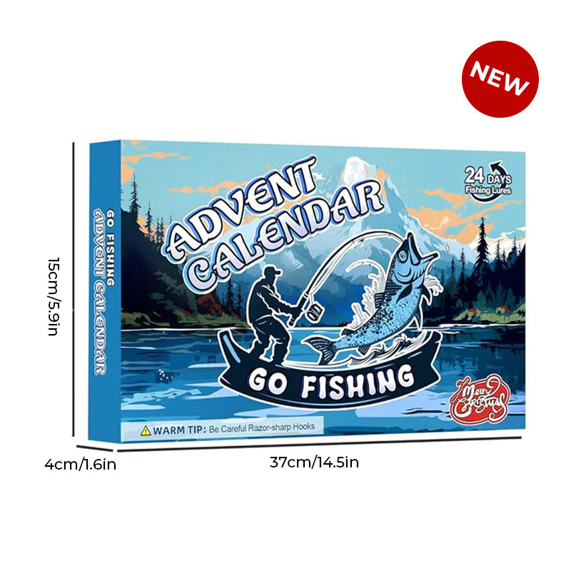 24 Days Christmas Countdown Fish Tackle Set