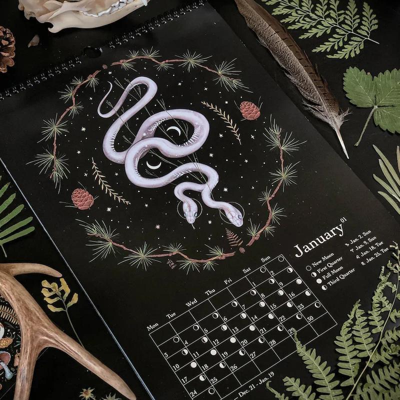 2025 Dark Forest Lunar Calendar