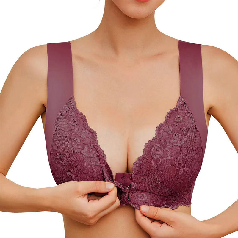 Front-Closure Lace Bra