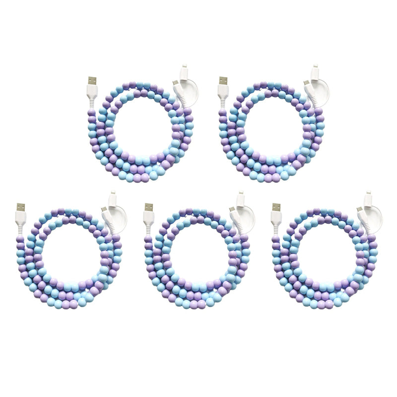 Creative Beaded 2-in-1 Data Cable