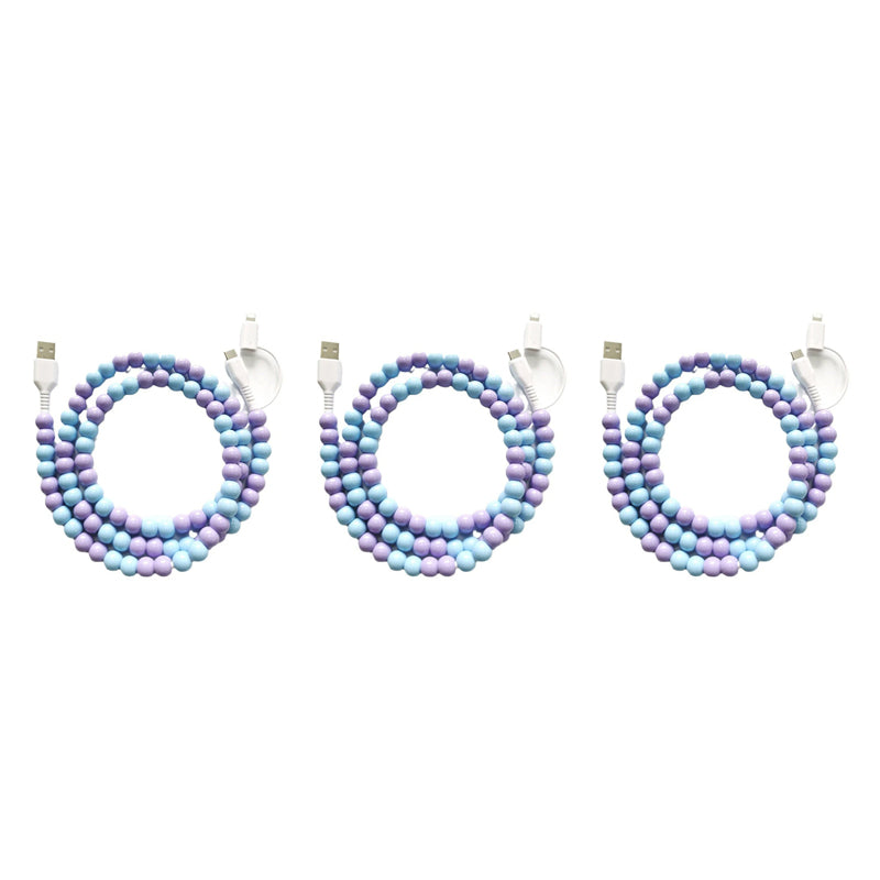 Creative Beaded 2-in-1 Data Cable