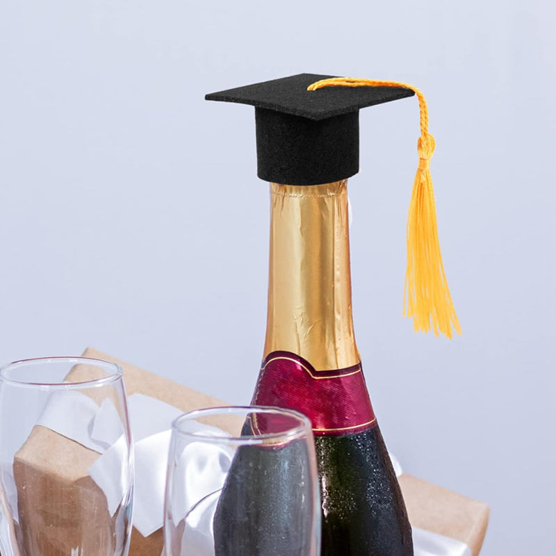 Graduation Cap And Gown Bottle Cover