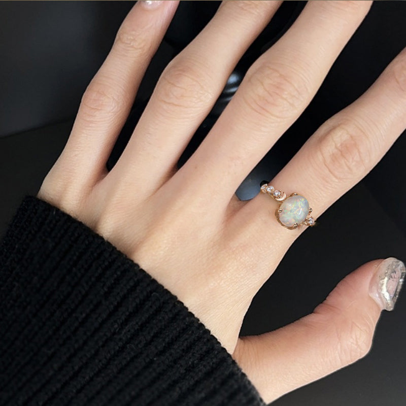 Moon Gemstone Ring