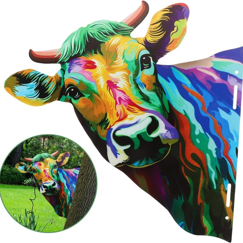 Artistic Cow Garden Ornament