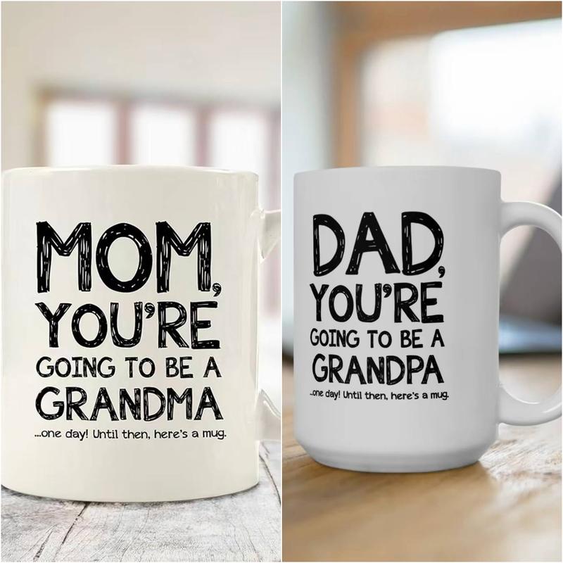 Mom, Going To Be A Grandma Funny Coffee Mug