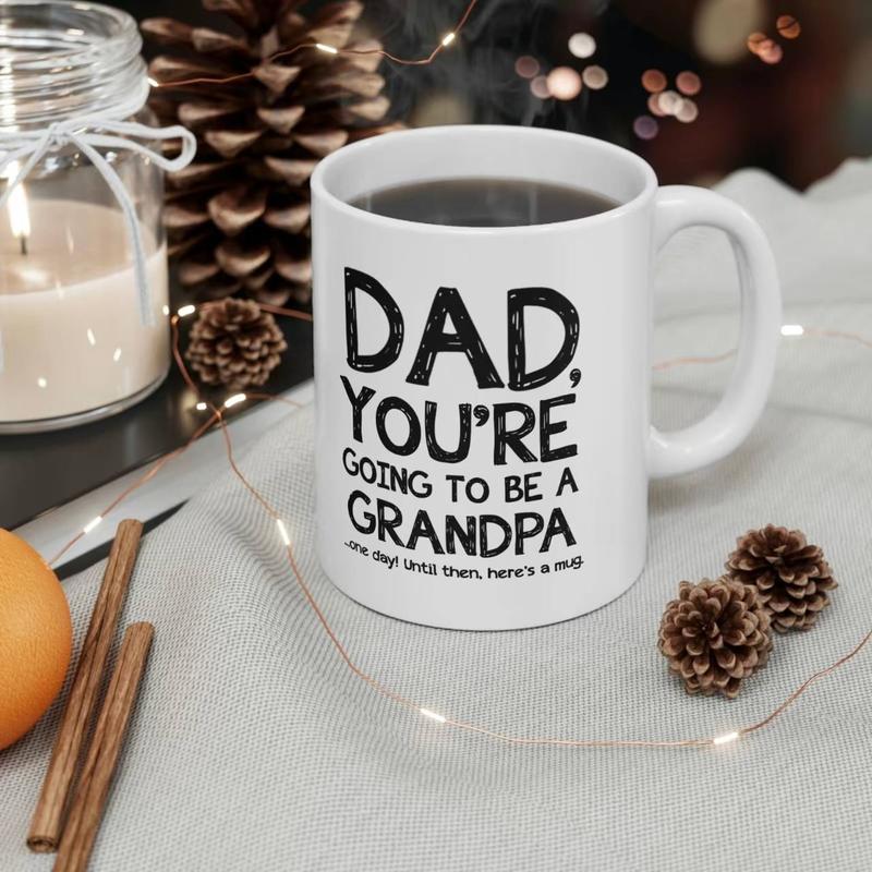 Mom, Going To Be A Grandma Funny Coffee Mug