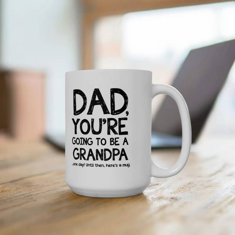 Mom, Going To Be A Grandma Funny Coffee Mug