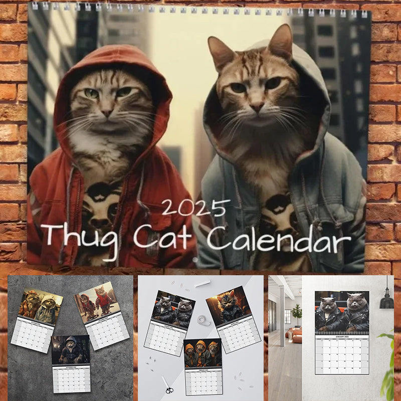 2025 Thug Cat Calendar