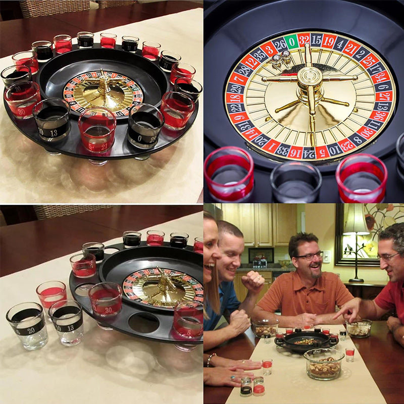 Sturdy Roulette Spinning Game Set