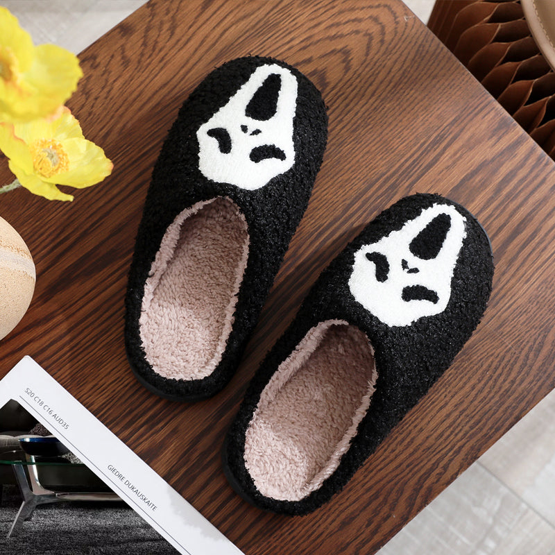 Soft Plush Comfy Halloween Slippers