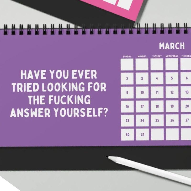 2025 Things I Want To Say At Work, But I Can't Sarcastic Calendar