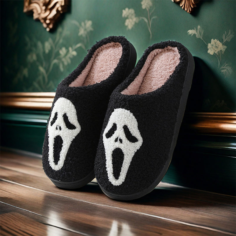 Soft Plush Comfy Halloween Slippers