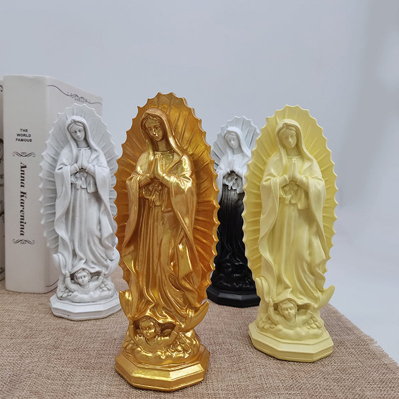 Virgen Mary Statue Decor