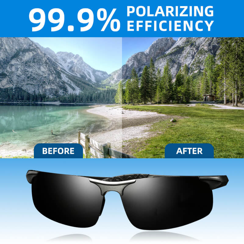 Photochromic Sunglasses with Anti-glare Polarized Lens