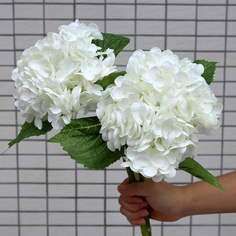 Outdoor artificial hydrangea flowers