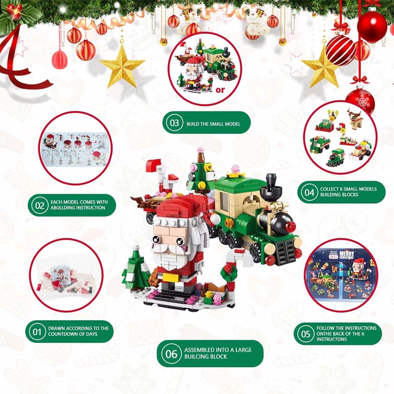 2024 Christmas Building Blocks Gift Box