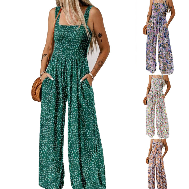 Women's Casual Loose Overalls Jumpsuits