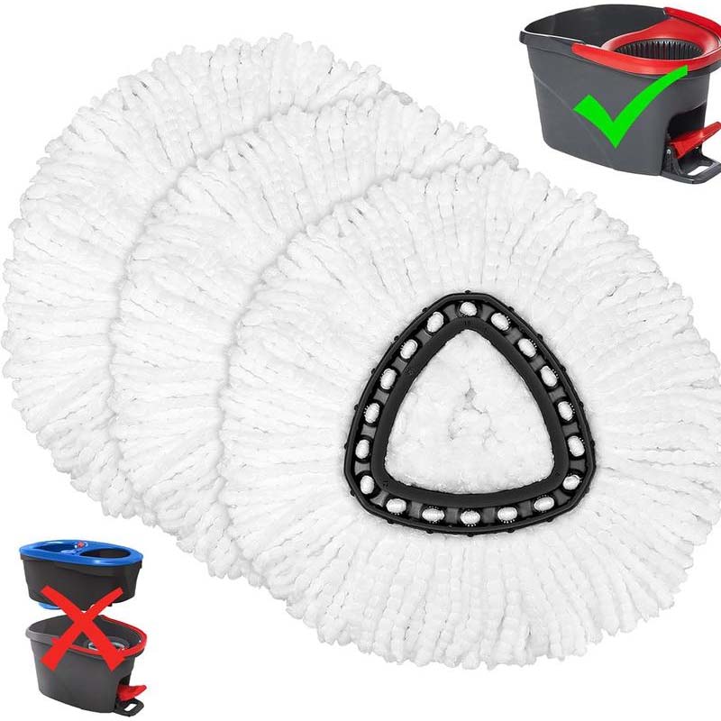 Microfiber Spin Mop Head Replacement ( 3/ 4 PCS)