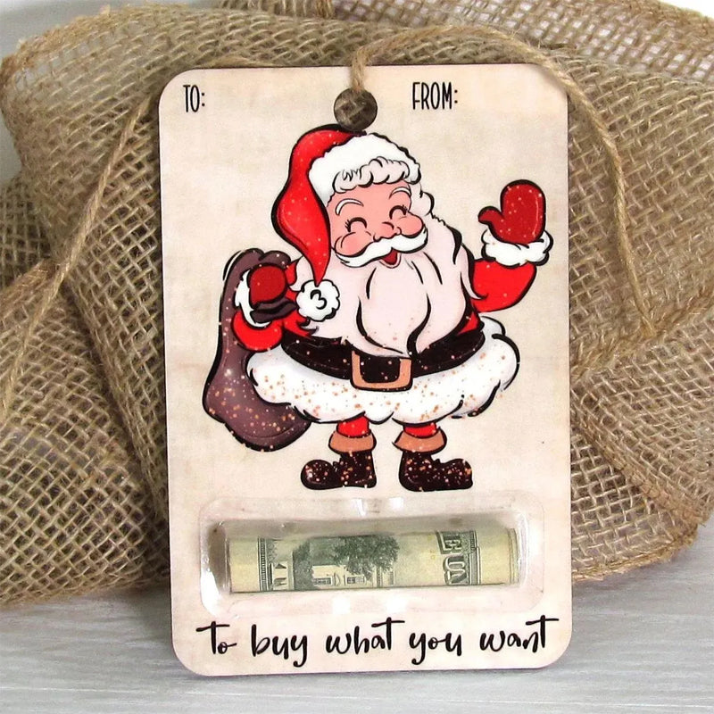 🎅2024 Christmas Gift--💸Santa Christmas Money Holders Gift