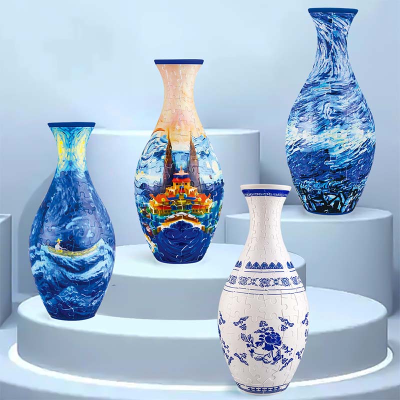 3D Art Puzzle Vase