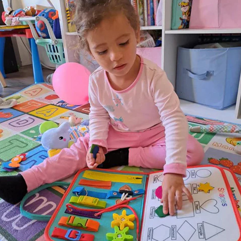 Toddler Felt Busy Board Montessori Toys