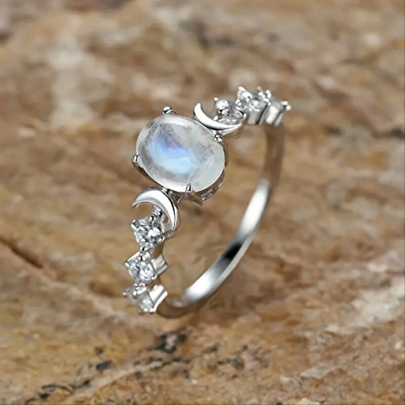 Moon Gemstone Ring