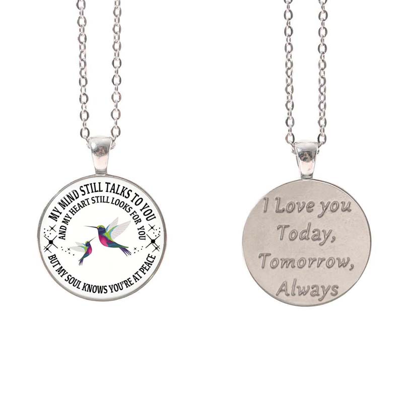 Hummingbird Memorial Necklace