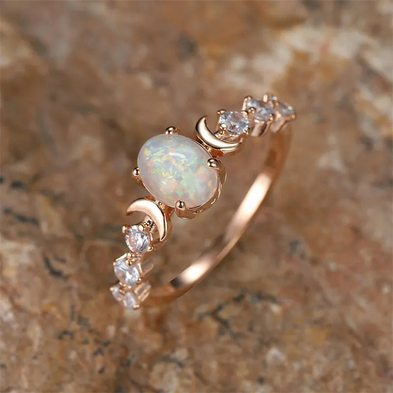 Moon Gemstone Ring