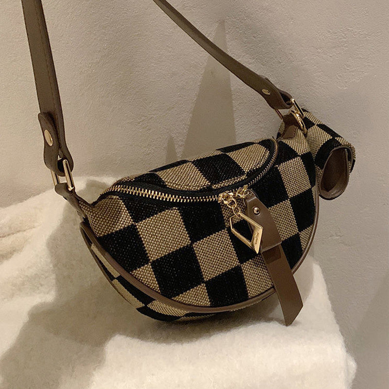 Checkered Waist Bag