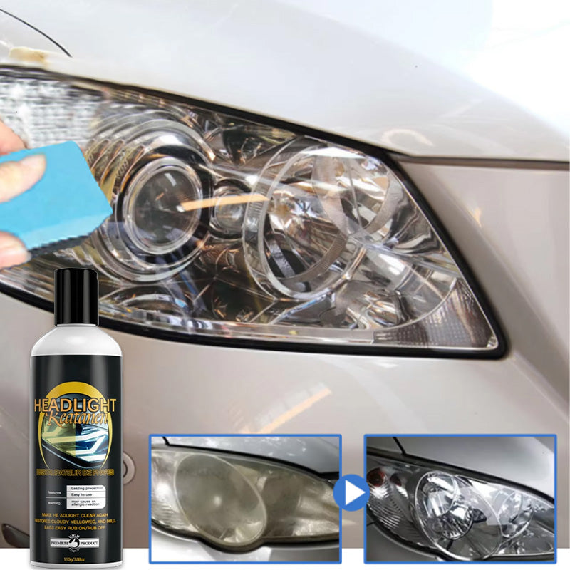 Car headlight brightener