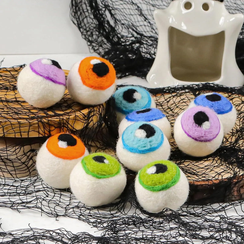 Halloween Felt Monster Eyeballs