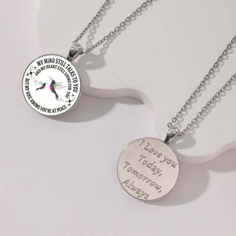 Hummingbird Memorial Necklace