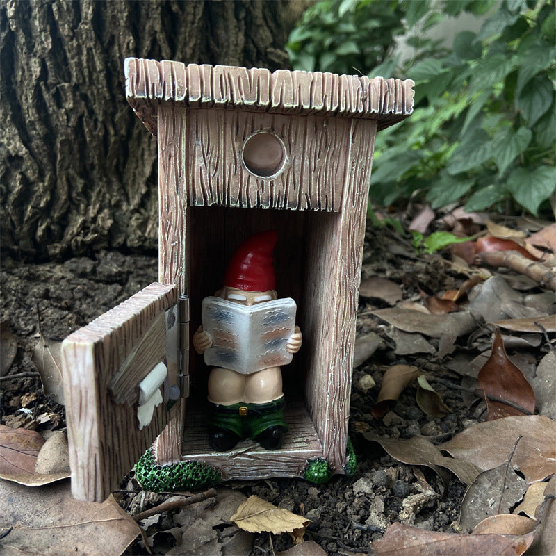 Funny Gnome Garden Statue