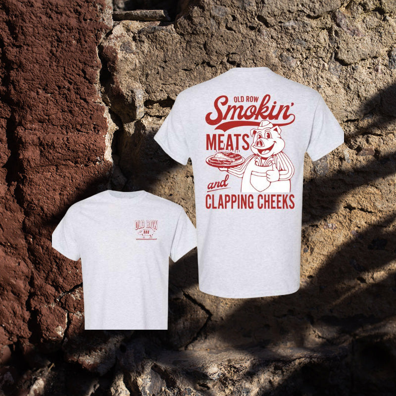 Old Row The Smokin' Meats Graphic 2 Sides T-shirt