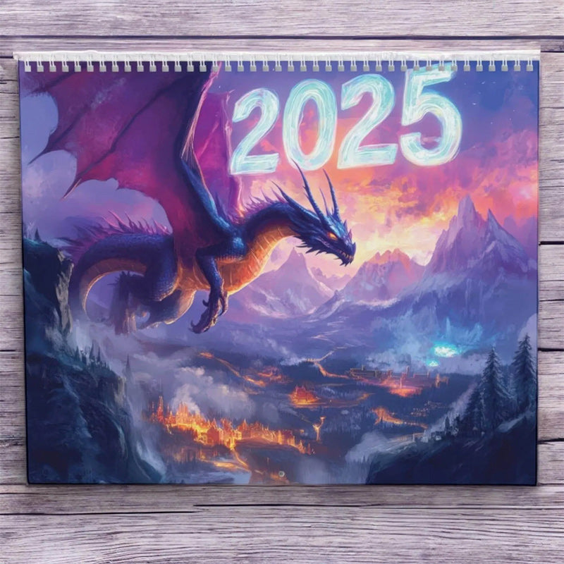 Fantasy Dragon Wall Calendar 2025