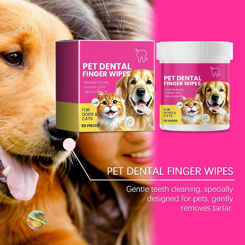 Pet Care Finger Wipes