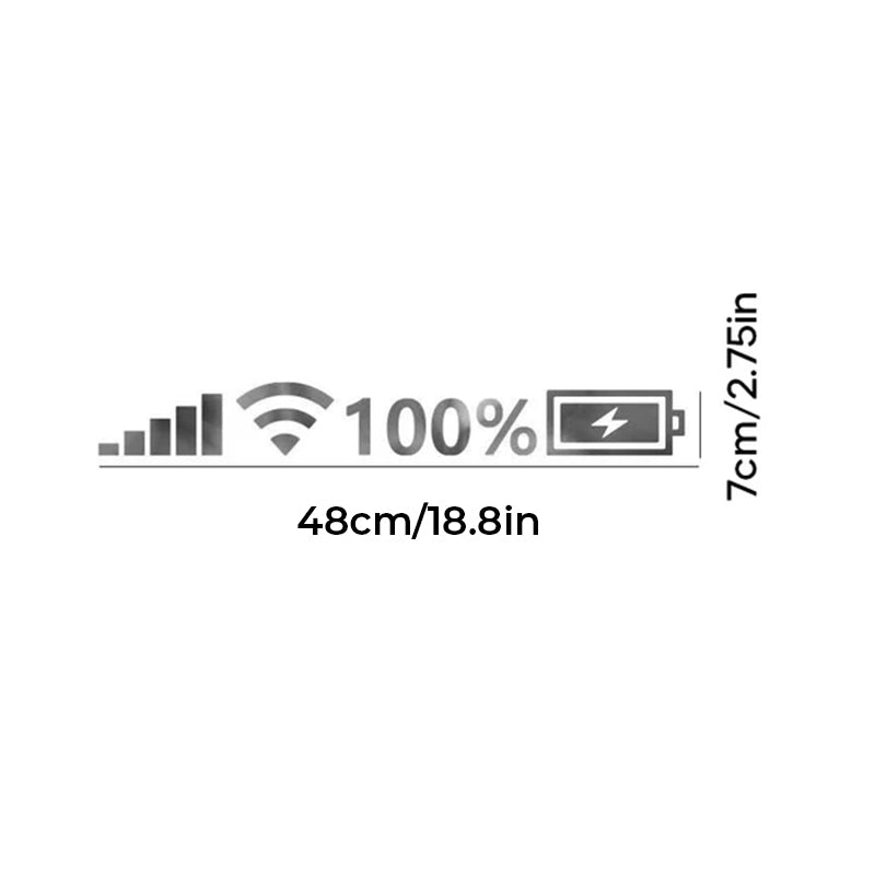 Battery Signal Reflective Sticker