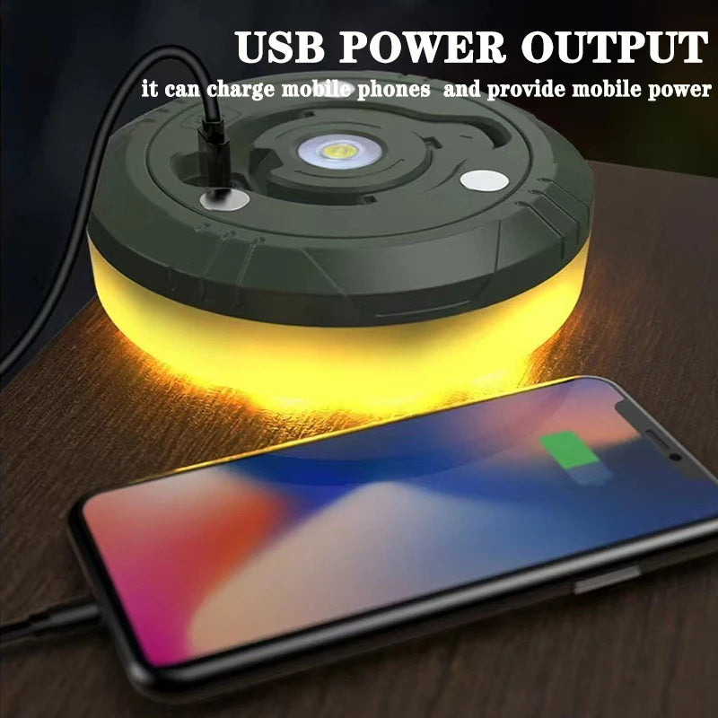 Ultra-long battery life camping atmosphere light string