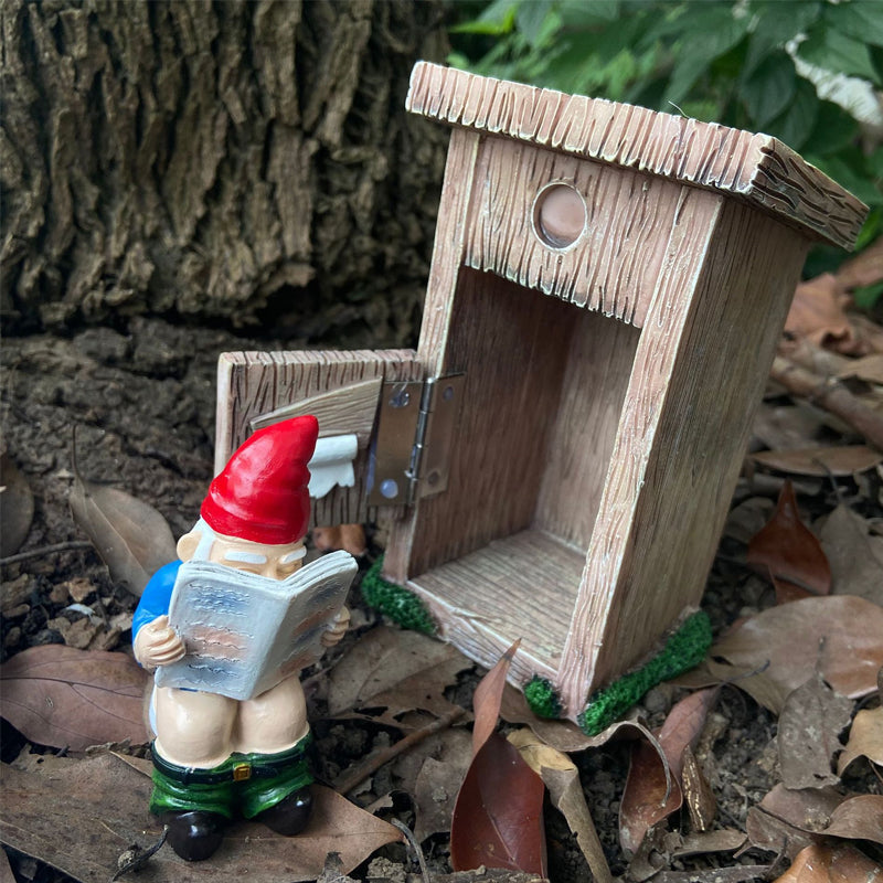 Funny Gnome Garden Statue