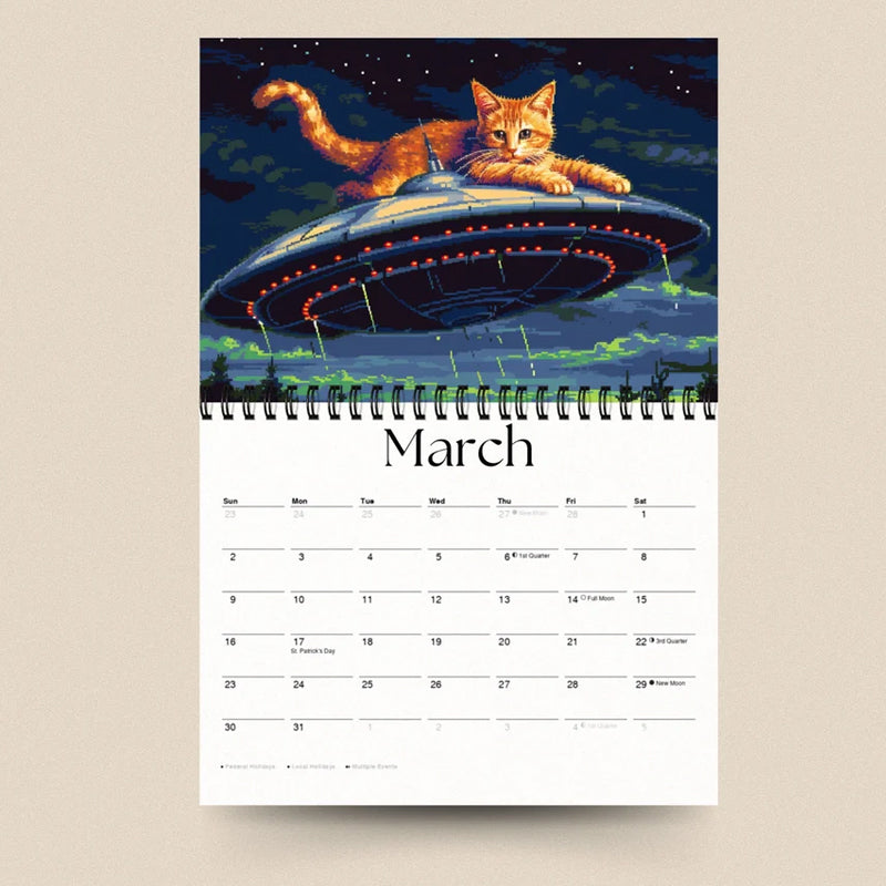 Cat Calendar | Year 2025