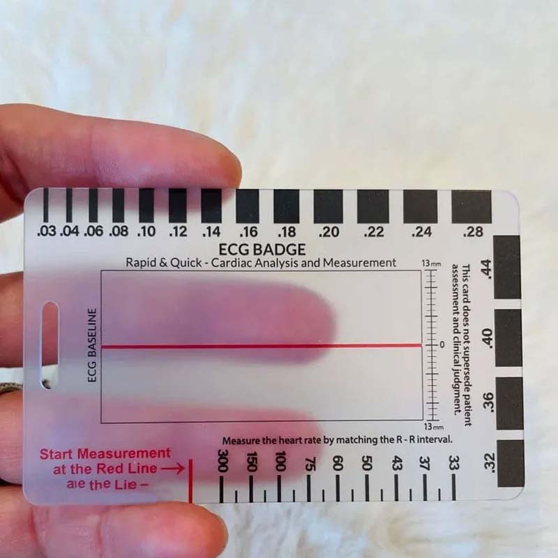 ECG/EKG Rhythm Pocket Card