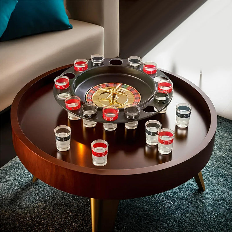 Sturdy Roulette Spinning Game Set