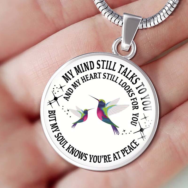 Hummingbird Memorial Necklace