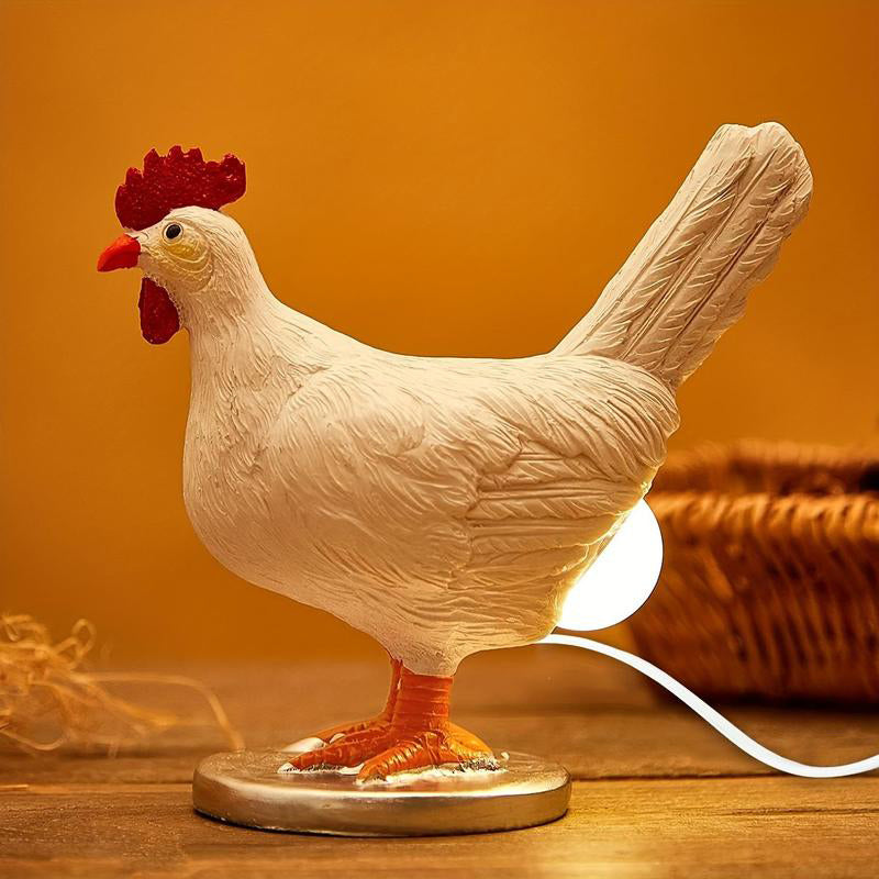 Creative Chicken Resin Table Lamp