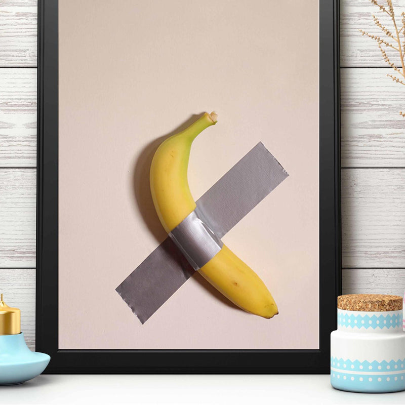 Hand Painted Duct Tape Banana