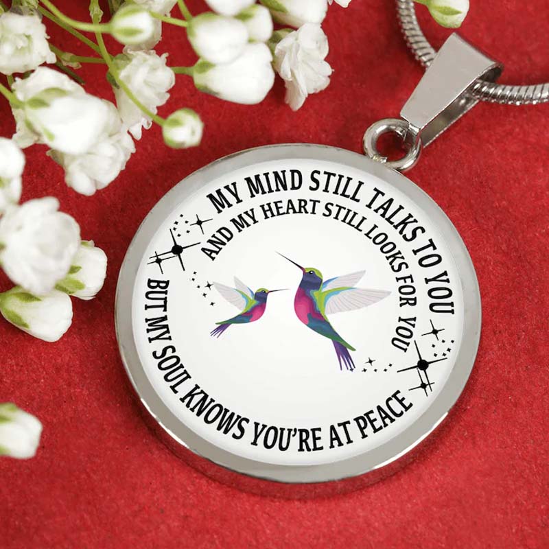 Hummingbird Memorial Necklace