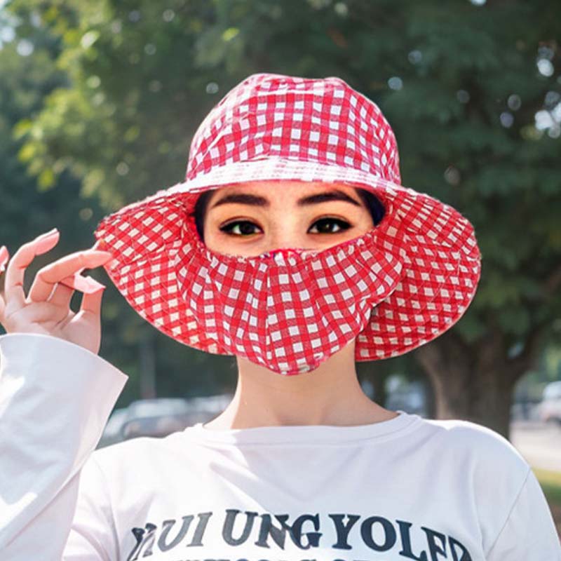 Sun Protection Mask Hat