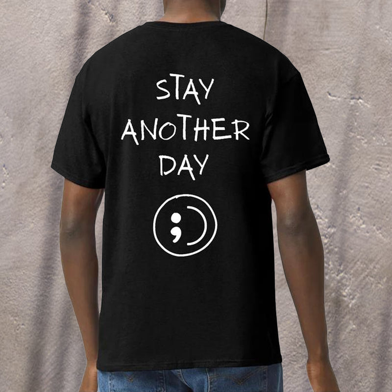 Stay Another Day Black T-shirt