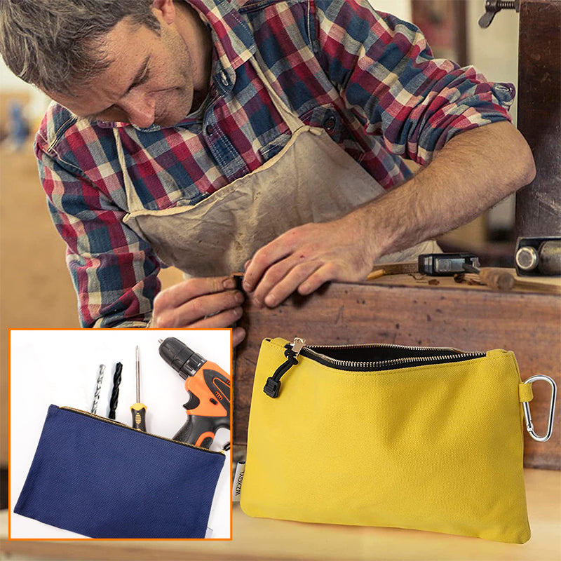 Canvas Tool Bag Zipper Pouch