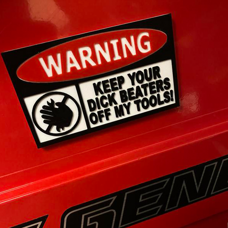 Funny Toolbox Badge